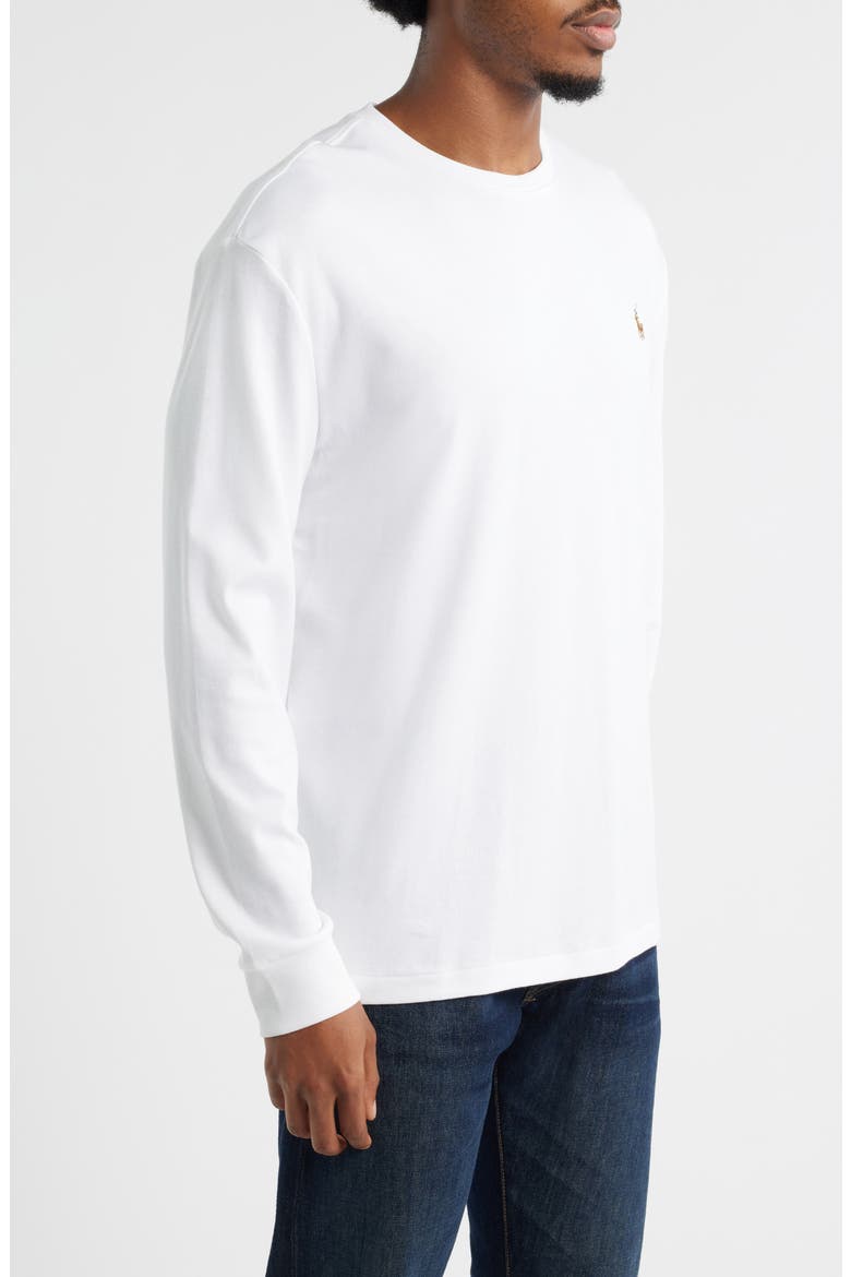 Soft Touch Long Sleeve T-Shirt, Alternate, color, WHITE