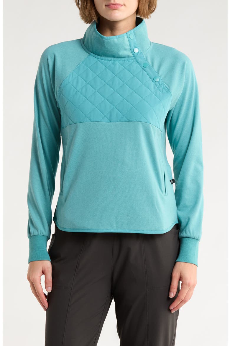 Ellis Colorblock Pullover, Main, color, PACIFIC