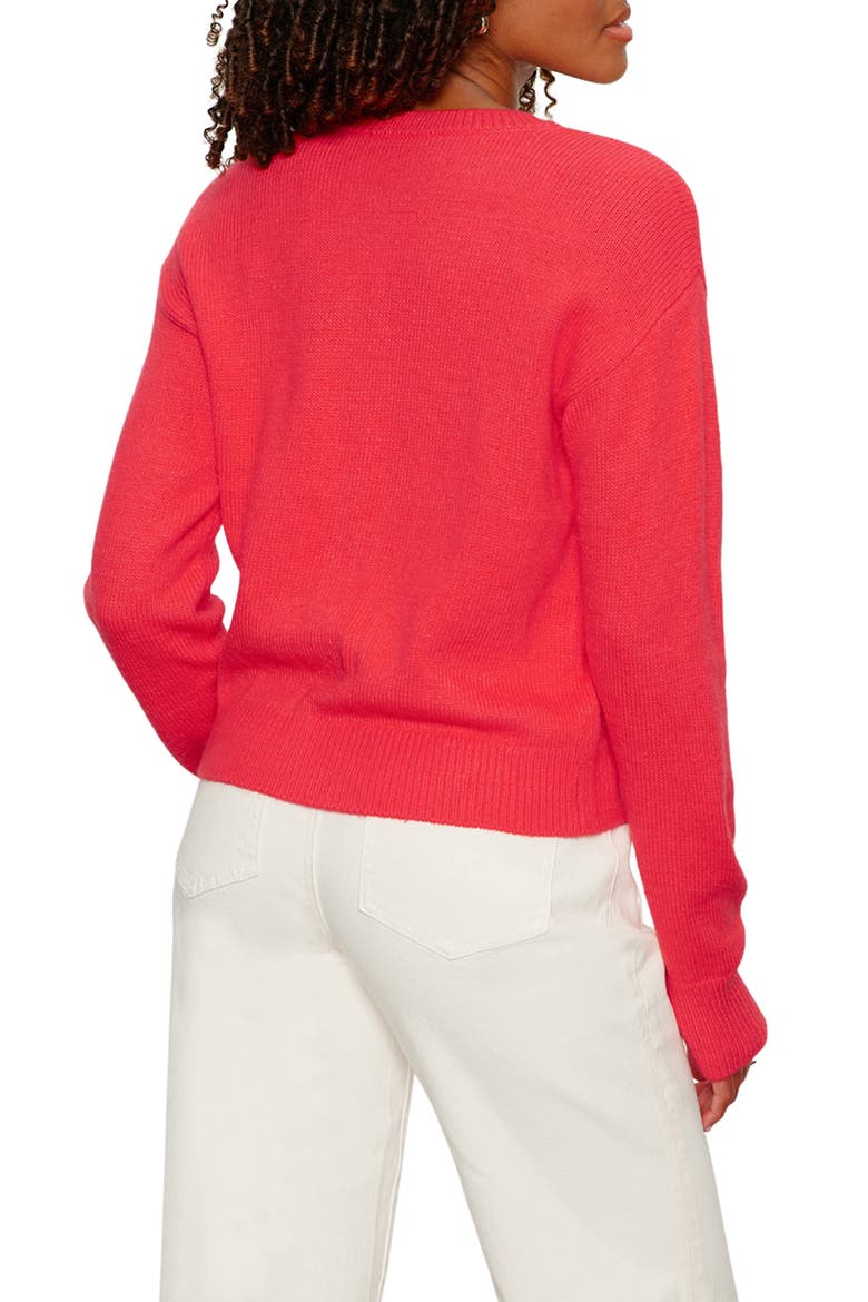 Must-Have Cardigan, Alternate, color, TULIP RED