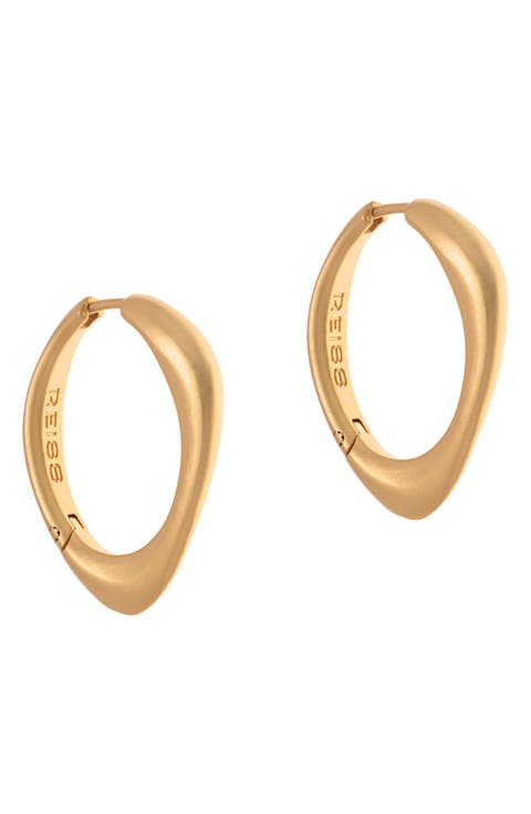 Sofia Smooth Curve Hoop Earrings