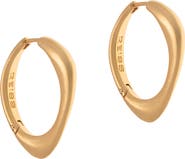 Reiss Sofia Smooth Curve Hoop Earrings