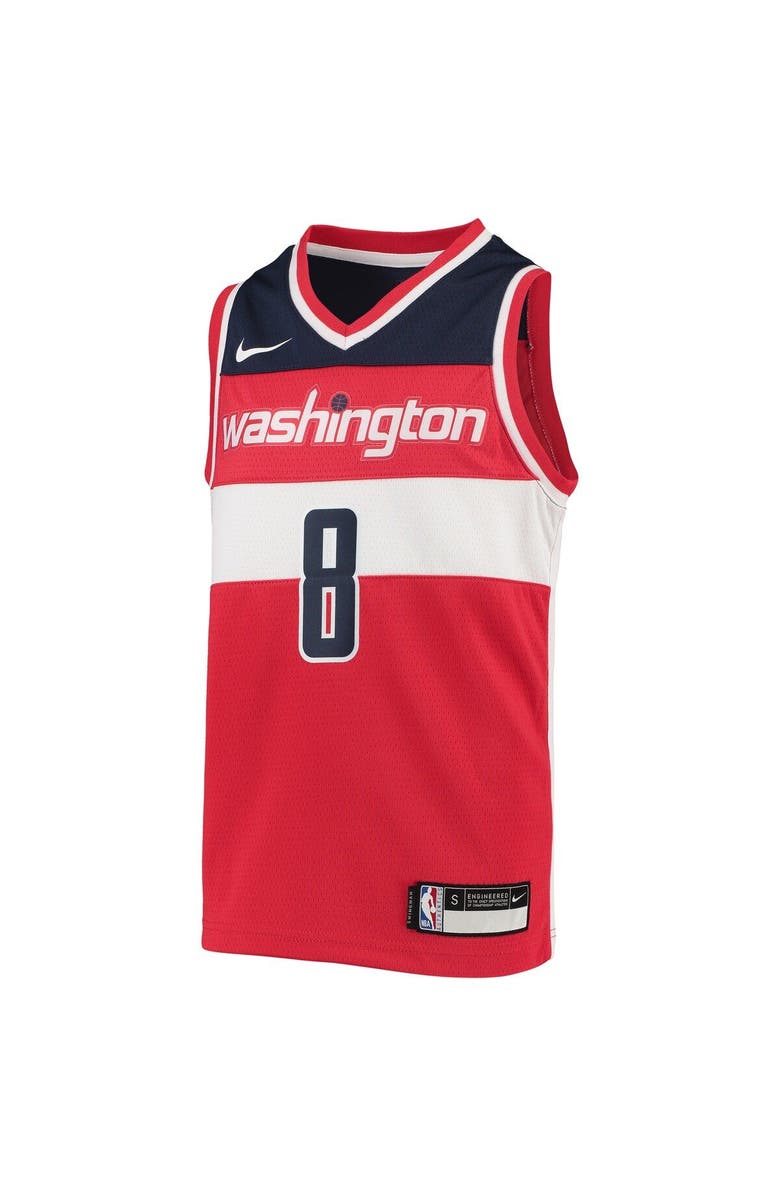 Nike Youth Nike Rui Hachimura Red Washington Wizards Team Swingman Jersey, Alternate, color, 