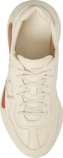 Gucci Logo Leather Sneaker (Men) | Nordstrom