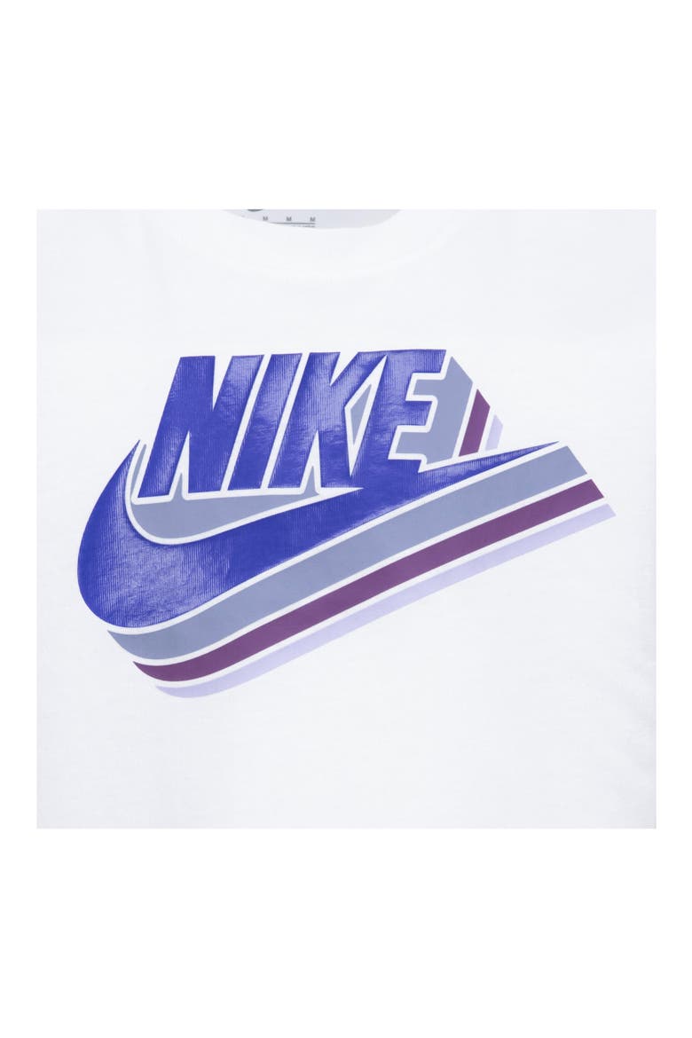 Kids' Swoosh Graphic T-Shirt & Knit Cargo Shorts Set, Alternate, color, U9EASHEN S