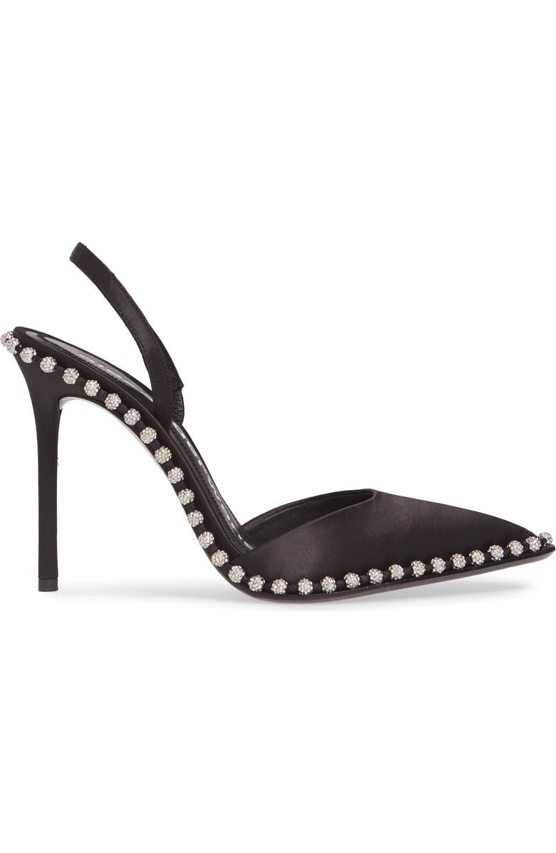 Alexander Wang Rina Crystal Chain Slingback Pump, Alternate, color,