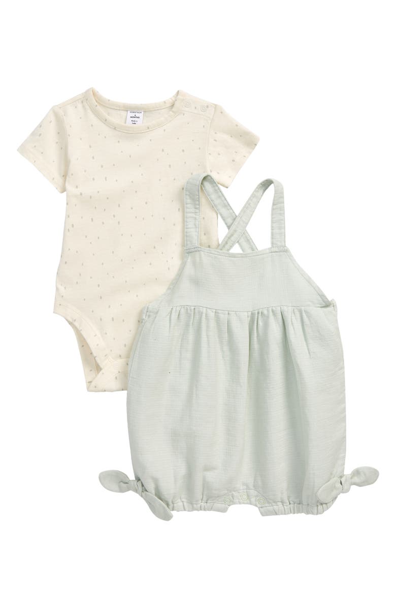 Nordstrom Baby Sweet Organic Cotton Bodysuit & Romper Set, Main, color,