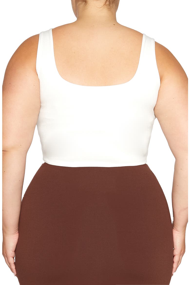 Get Scooped Up Crop Top, Alternate, color, WHITE