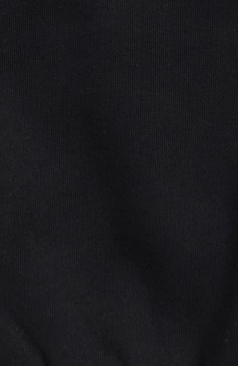 Fear of God Essentials Kids' Metallic Logo Fleece Hoodie, Alternate, color, Jet Black