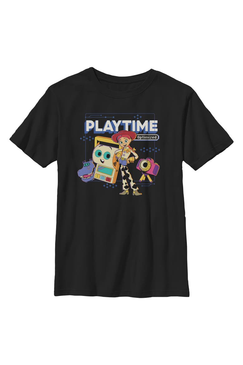 Boy's Toy Story 5 Playtime Optimized  Graphic T-Shirt, Main, color, Black
