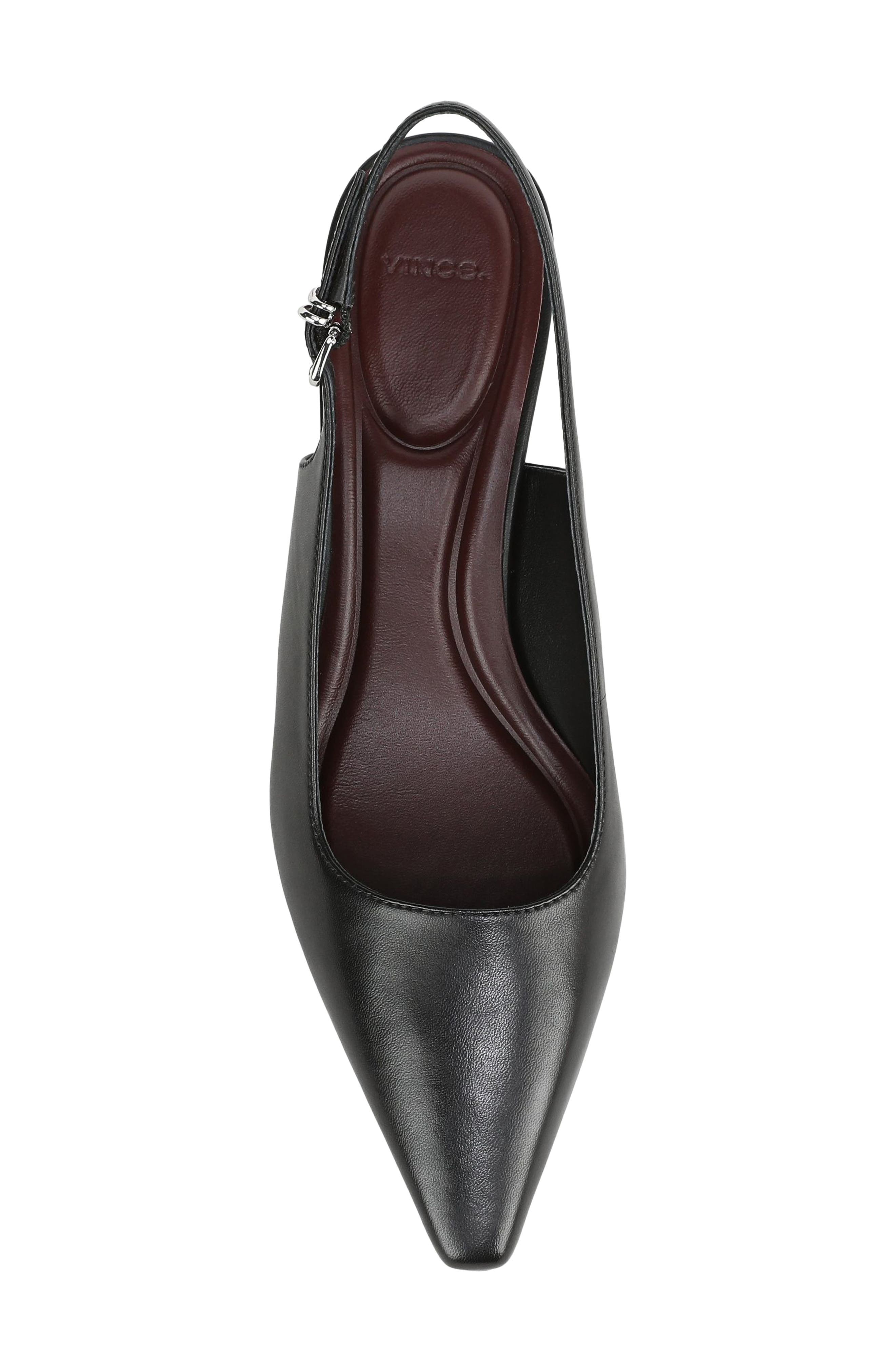 Vince Sabra Slingback Kitten Heel Pump, Alternate, color, Black