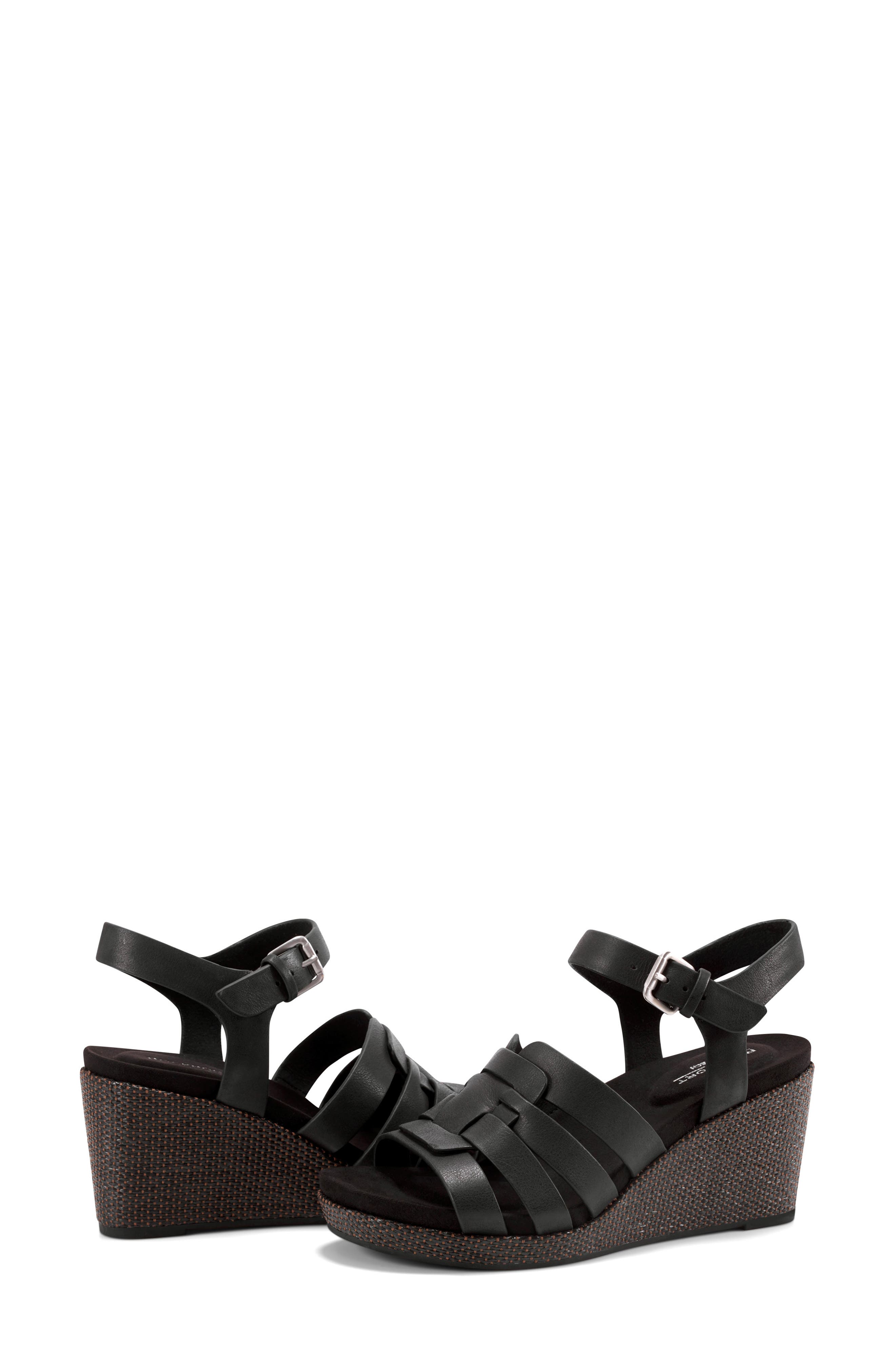 Rockport Bessa Platform Wedge Sandal, Alternate, color, 