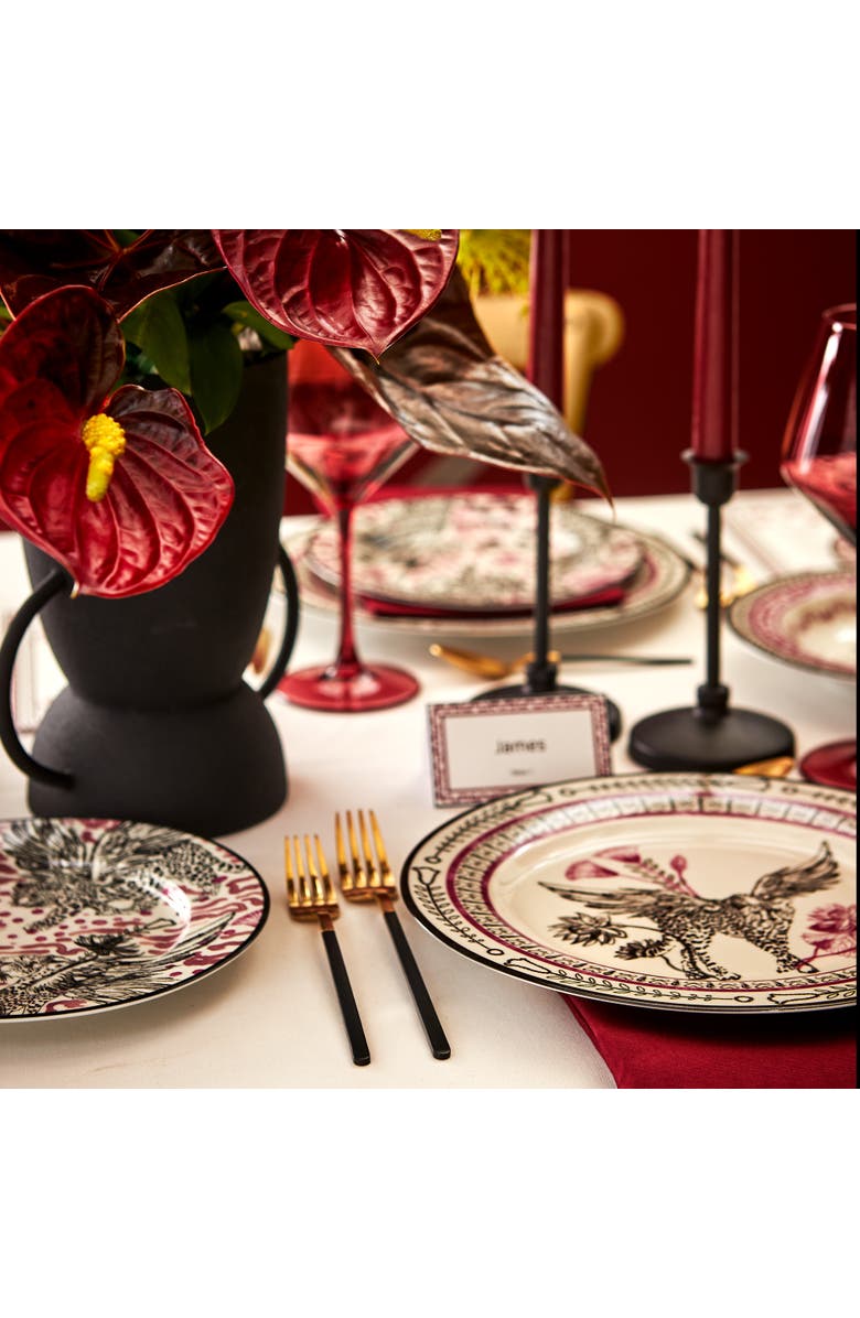 Marchesa Serengeti Porcelain Dinner Plate Set of 4, Multicolored, Alternate, color, Multicolored