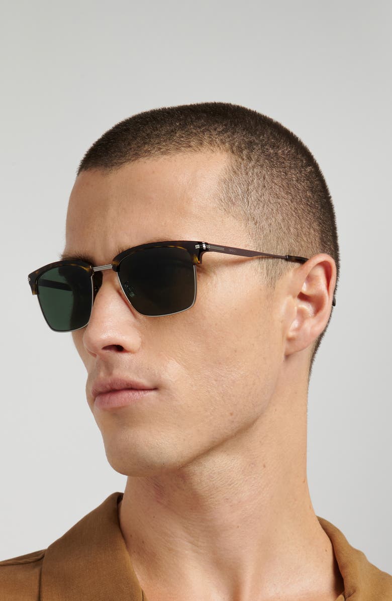 BOSS 53mm Sunglasses, Alternate, color, Havana Ruthenium/ Green