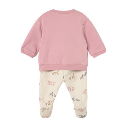 Mayoral Pocket Animal Pants Sweatshirt Set In Multi