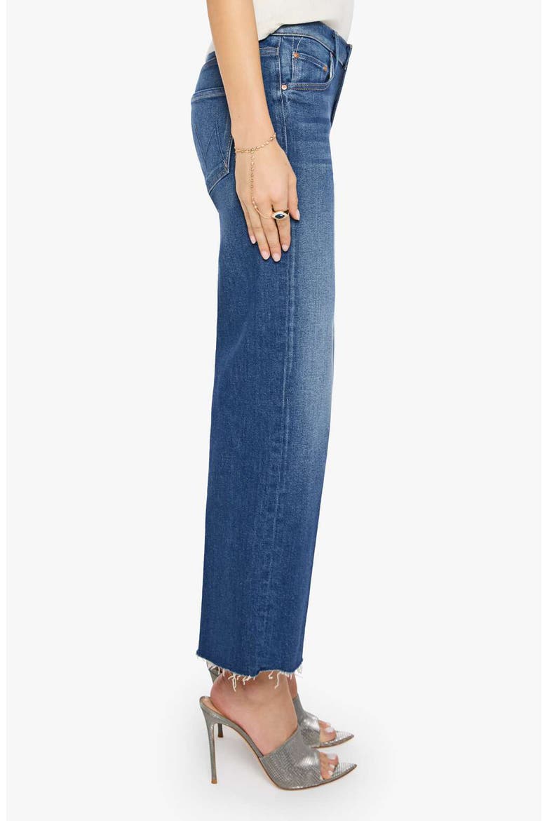 The Mid Rise Rambler Flood Fray Straight Leg Jeans, Alternate, color, DELUXE EDITION