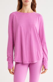 Z by Zella Vintage Wash Relaxed Long Sleeve 2.0 Tee