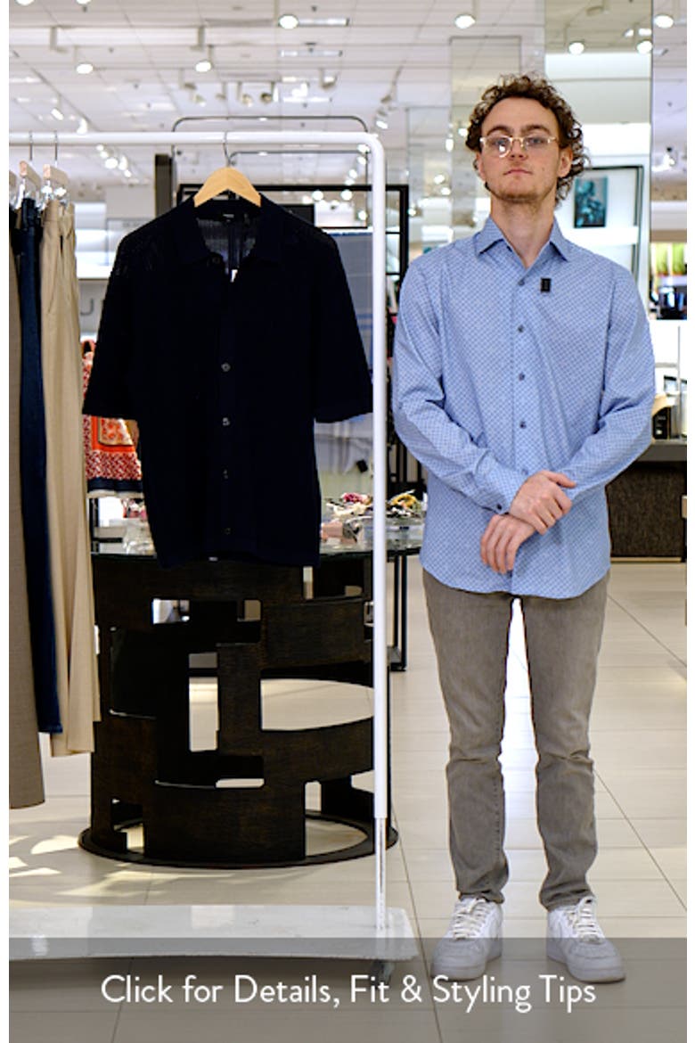 Tactile Cotton Open Stitch Button-Up Shirt video
