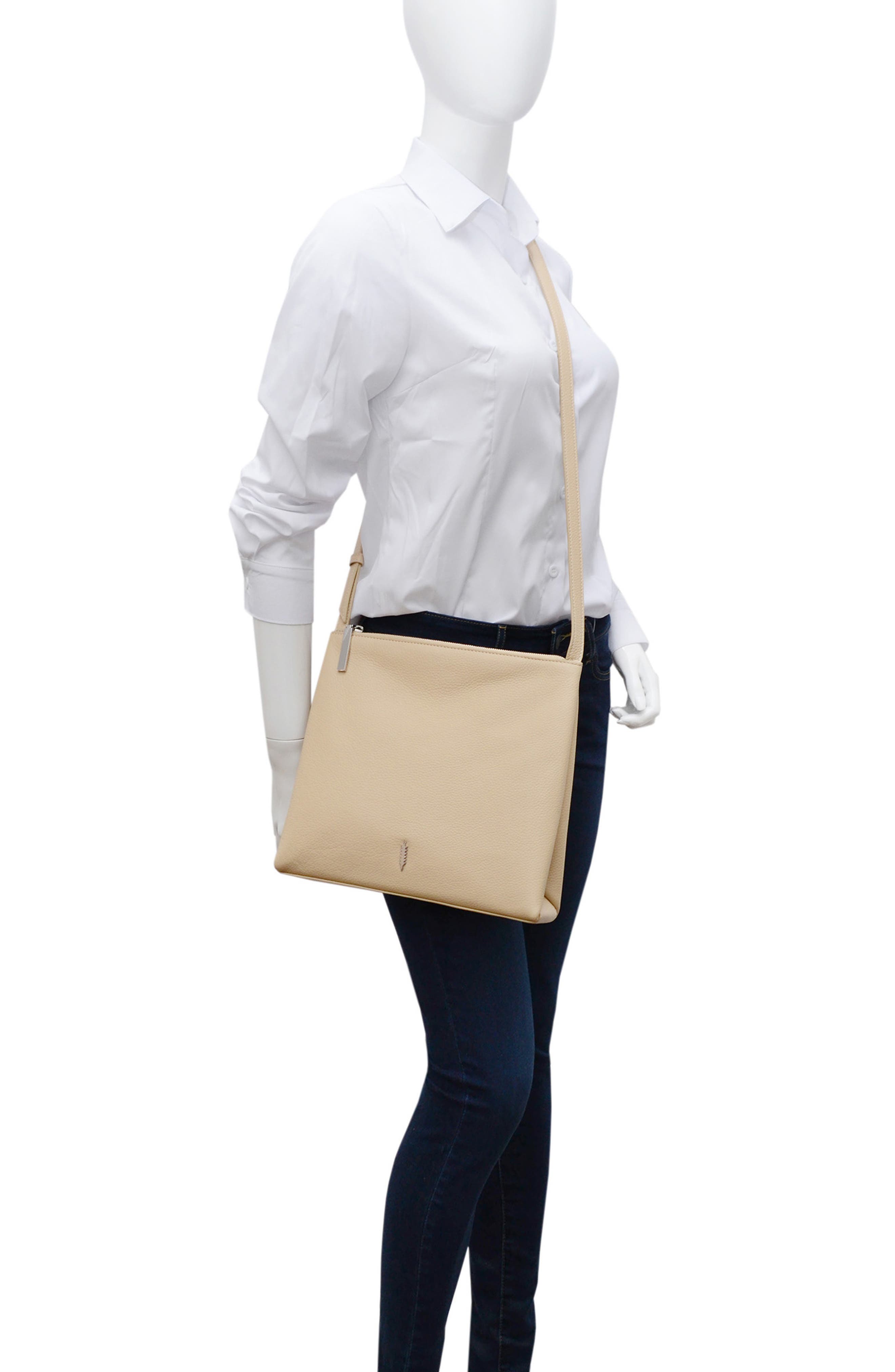 Thacker Callie Leather Crossbody Bag, Alternate, color, 