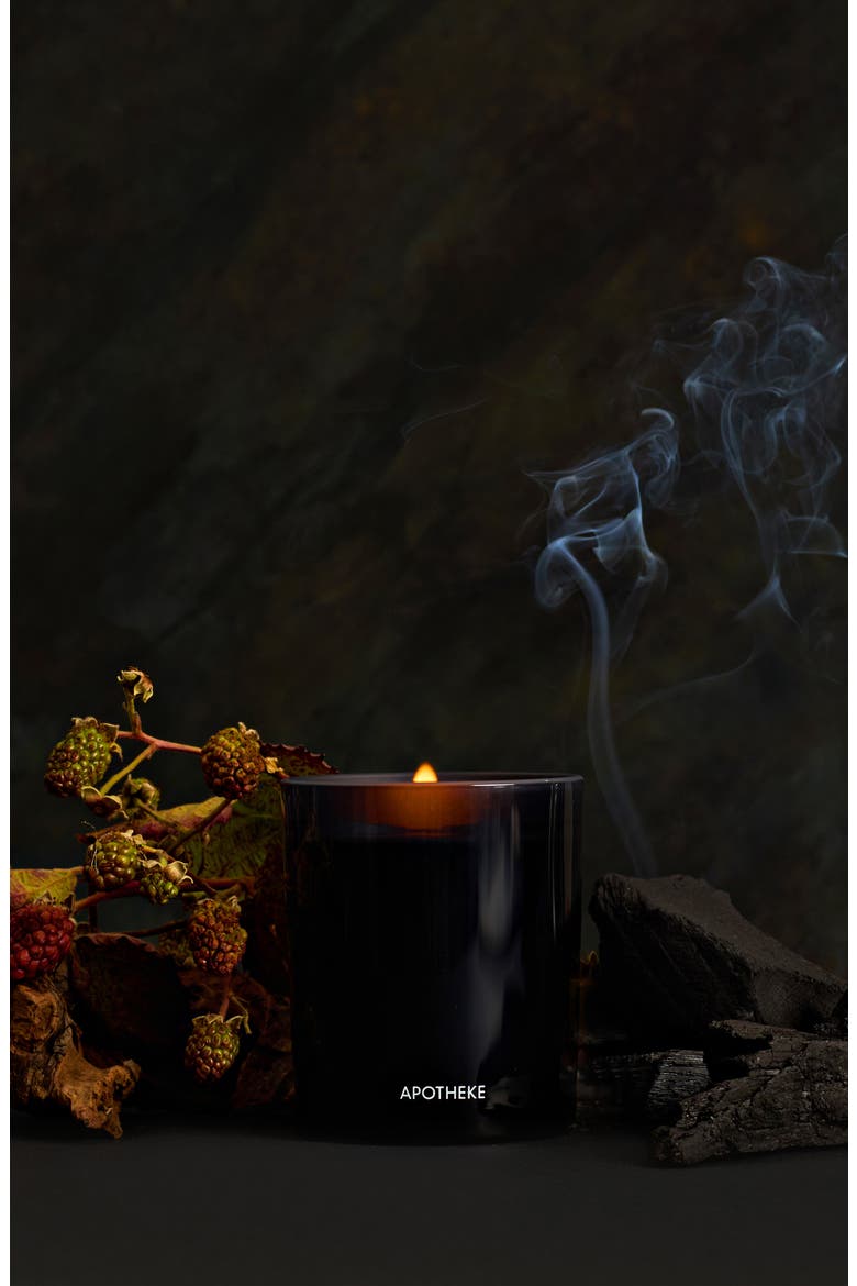 Charcoal Petite Scented Candle, Alternate, color, BLACK