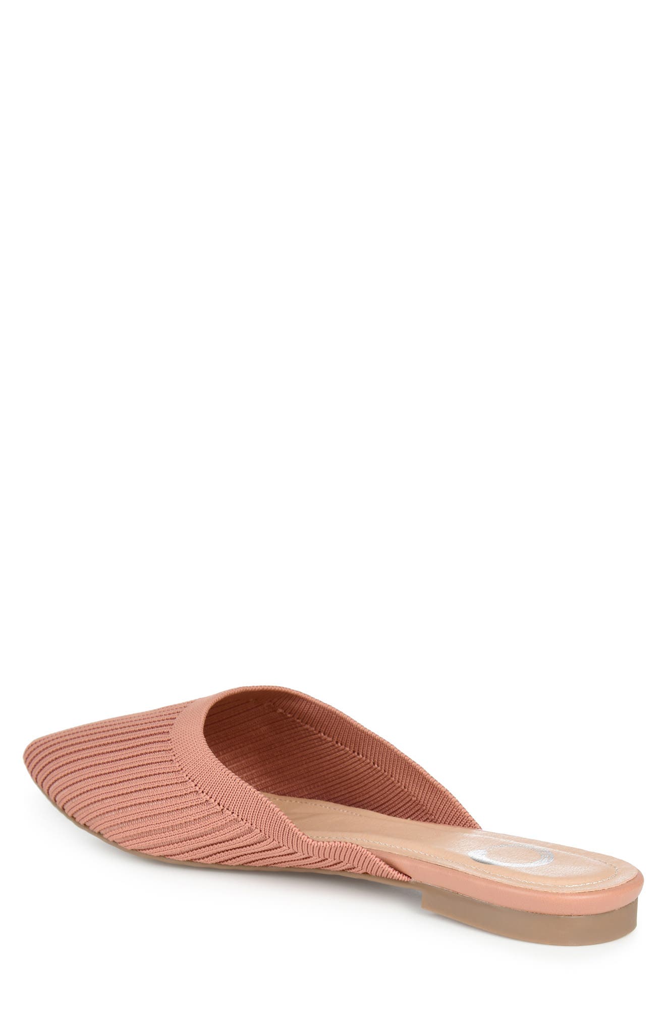 Journee Collection Aniee Knit Mule, Alternate, color, Clay