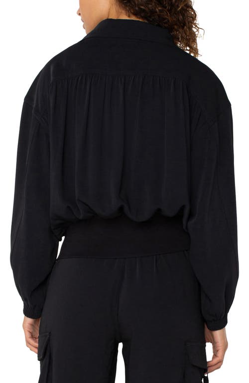 Liverpool Dolman Sleeve Jacket In Black
