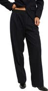 Alex Mill Primrose Pinstripe Pleated Wool Pull-On Trousers