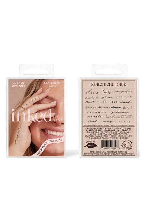 Statement Temporary Tattoos