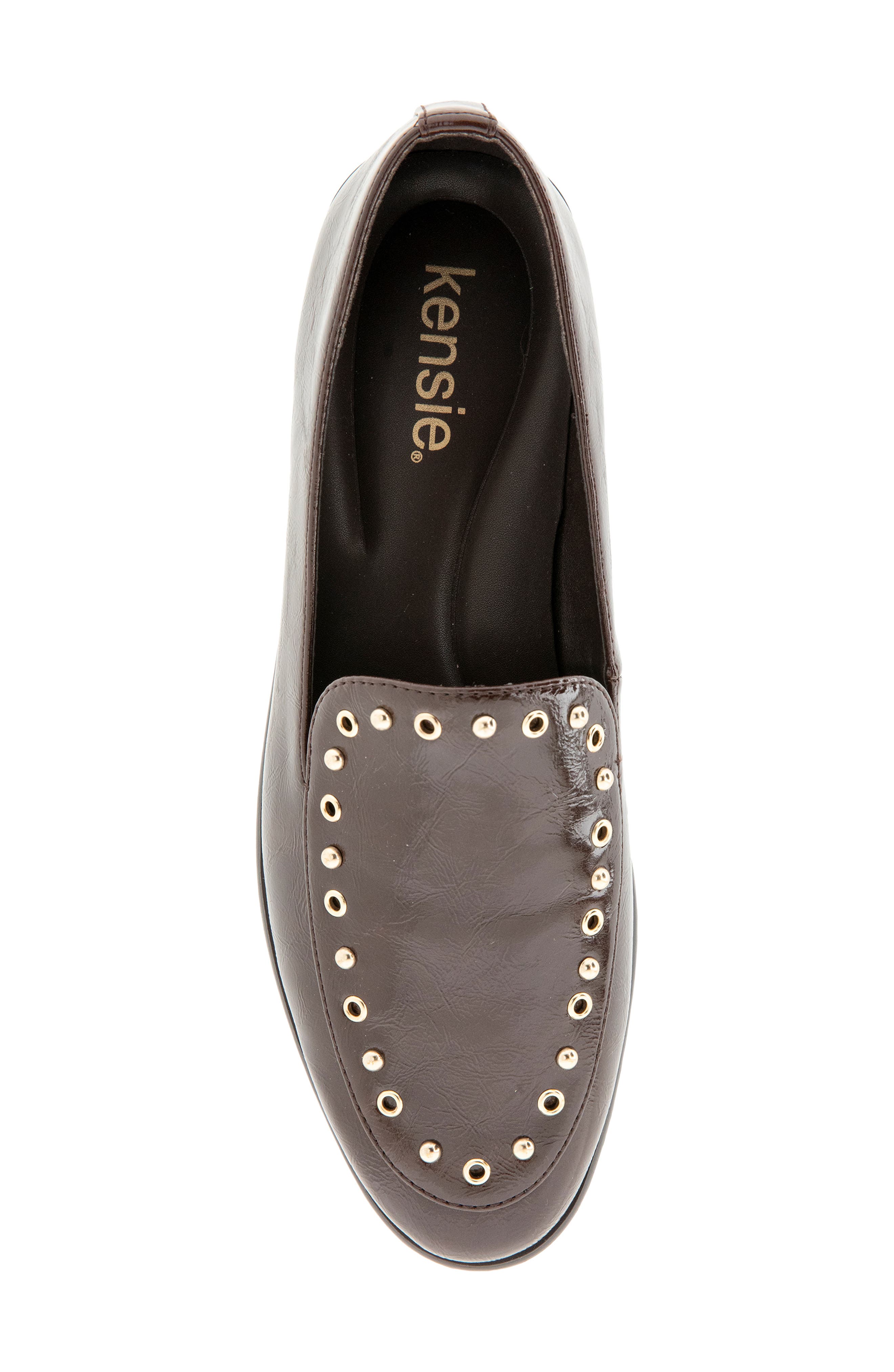 Whitney Faux Leather Loafer, Alternate, color, ESPRESSO