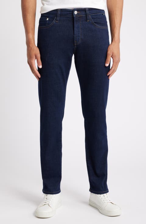 Zach Straight Leg Jeans (Rinse Feather Blue) (Regular, Big & Tall)