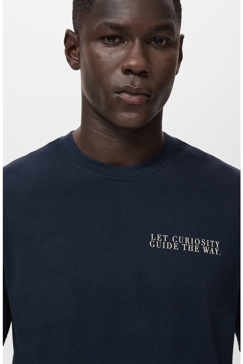 Cotton Graphic T-Shirt, Alternate, color, INDIGO BLUE