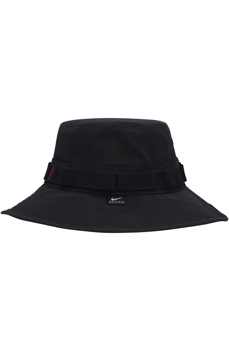 Nike Men's Nike Black Stanford Cardinal Boonie Performance Bucket Hat, Alternate, color,
