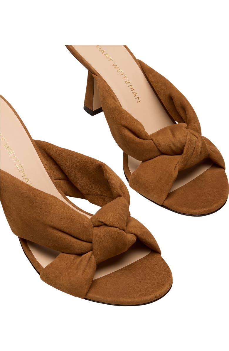 Stuart Weitzman Soplaya Slide 75, Alternate, color, Toasted Almond