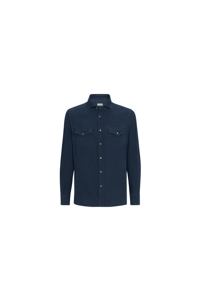 Corduroy shirt, Alternate, color, Blue