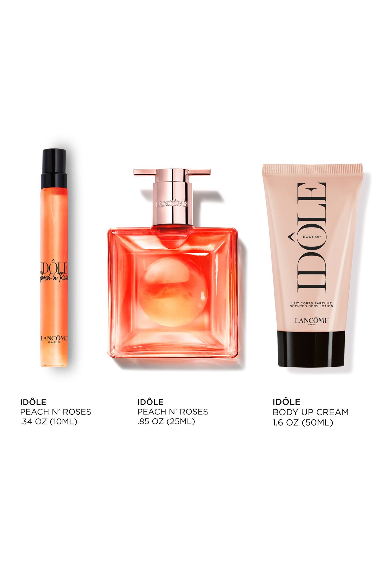 Lancôme Idôle Peach 'N Roses Eau de Parfum Spray and Body Lotion