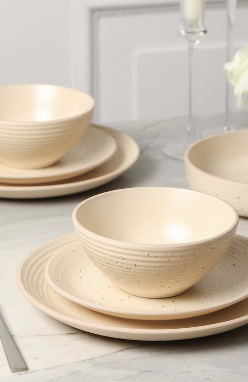 Stone Lain Lauren Stoneware 16-piece Dinnerware Set In Neutral
