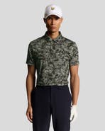Lyle & Scott Golf Digital Floral Polo Shirt