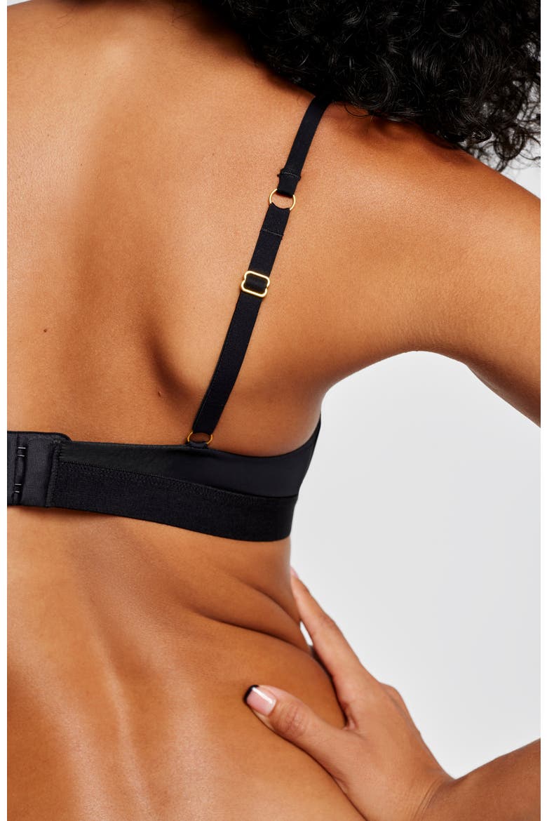 Zero-G Wirefree Lift Up Bra, Alternate, color, Black