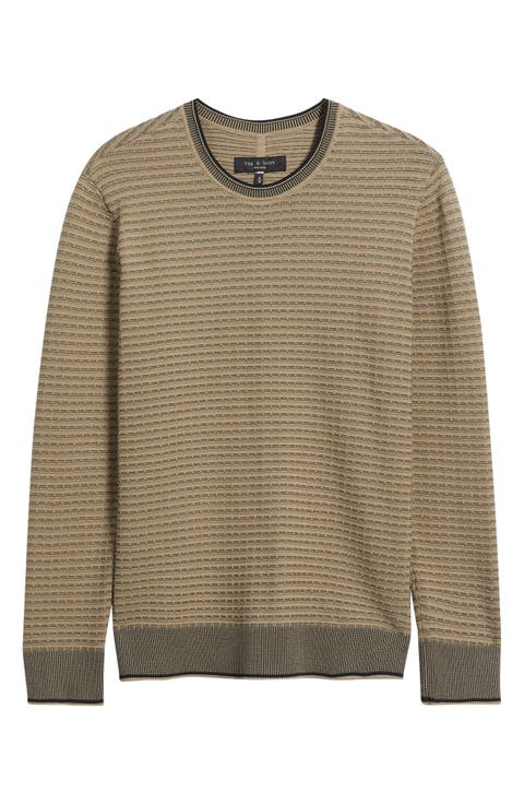 Harvey Stripe Cotton Blend Sweater