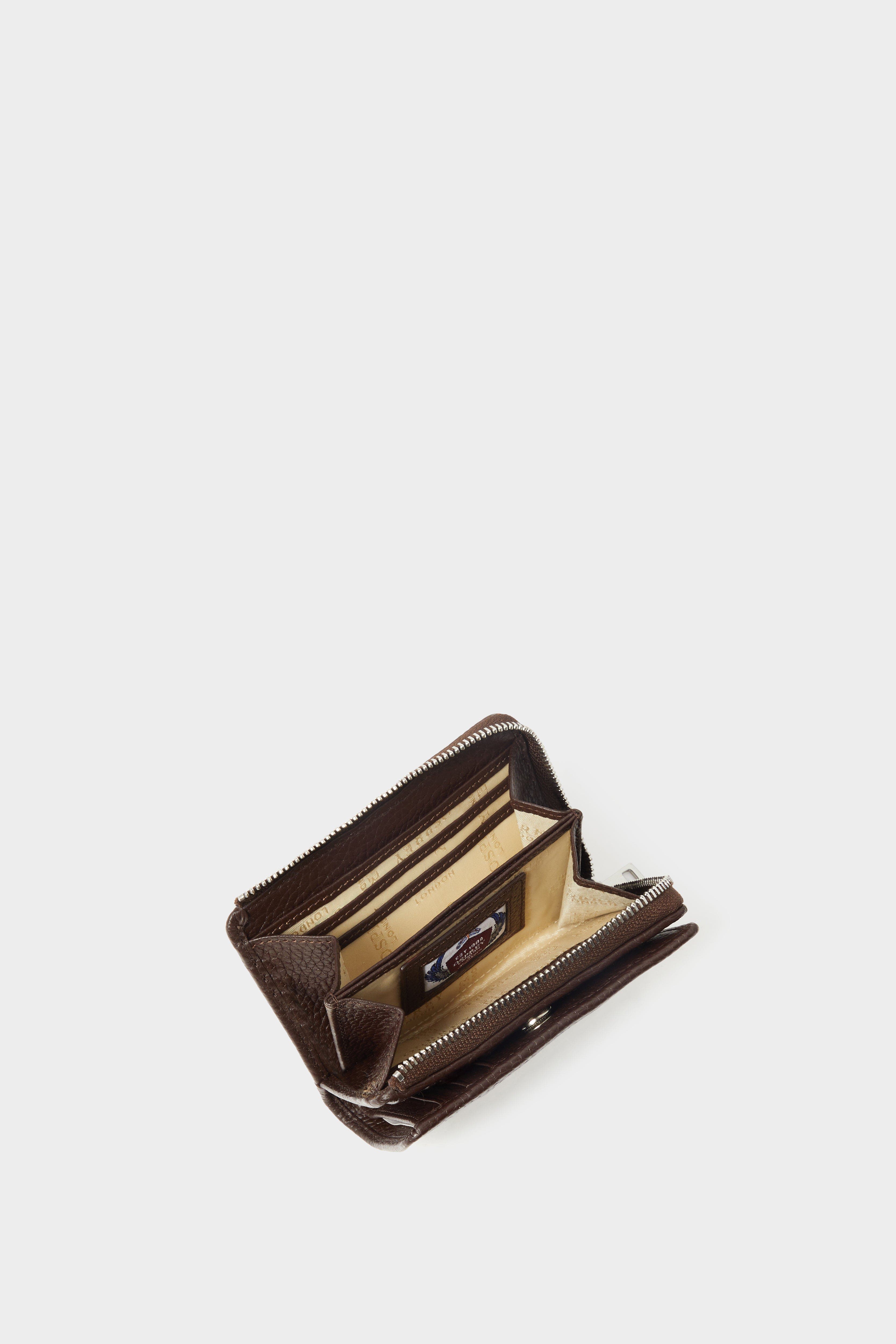 The Core Medium Leather Zip Matinee Wallet, Alternate, color, Bitter Chocolate