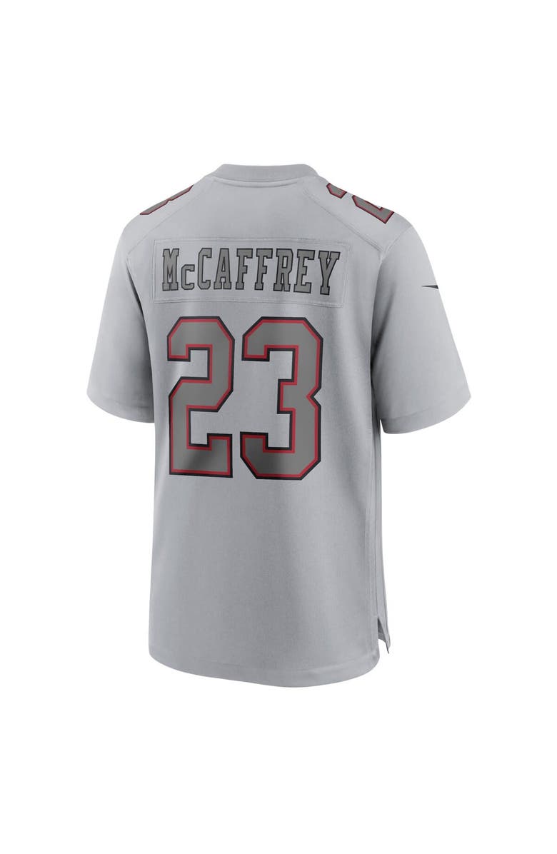 Nike Men's Nike Christian McCaffrey Gray San Francisco 49ers Super Bowl LVIII Atmosphere Fashion Game Jersey, Alternate, color, 