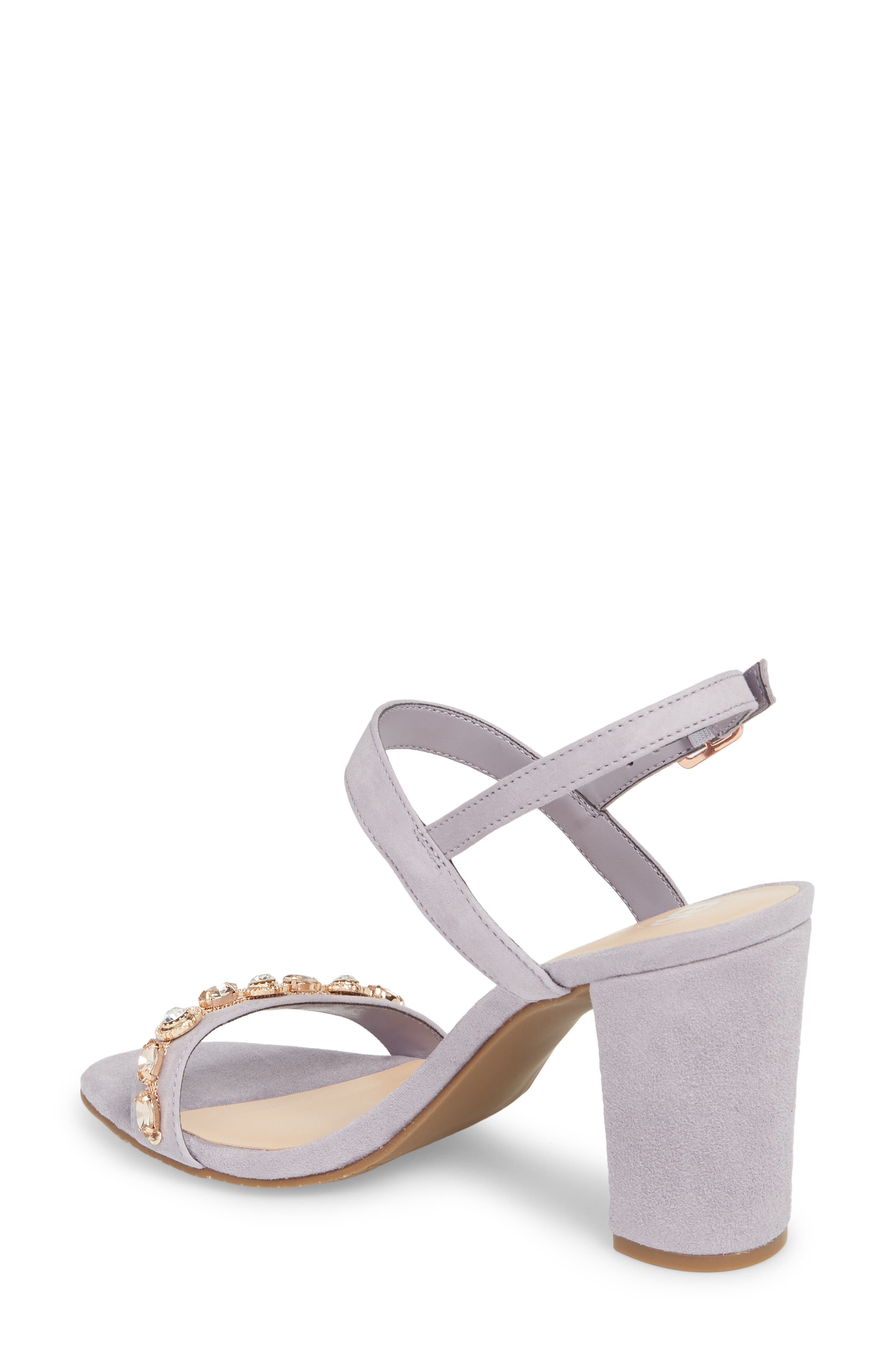 Lula Slingback Sandal, Alternate, color, LAVENDAR SUEDE JEWELS