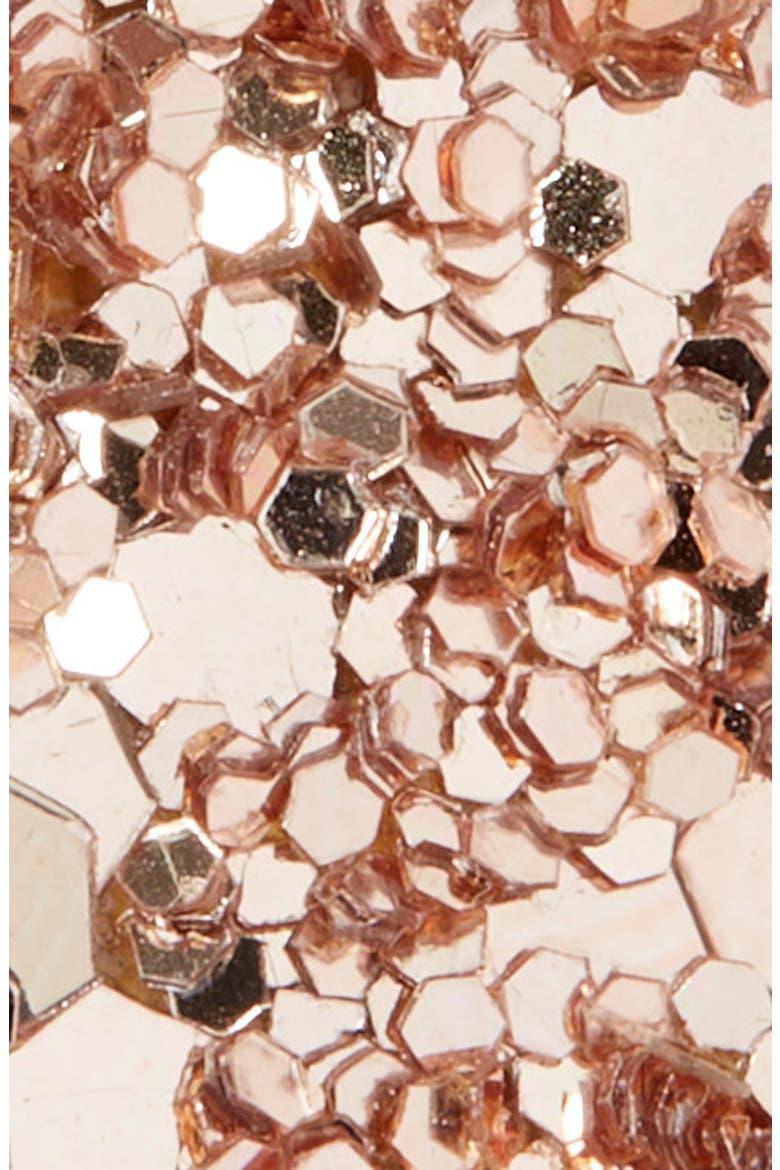Glitter Skinny Belt, Alternate, color, ROSE GLITTER