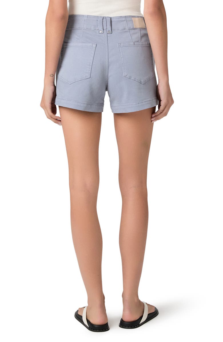 PAIGE Olivia High Waist Cargo Shorts, Alternate, color, Vintage Blue Breeze
