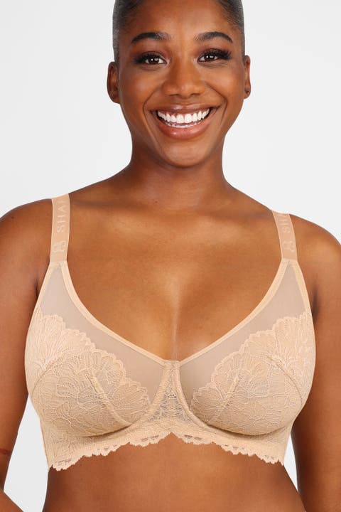 Supportive Unlined Lace Underwired Bra