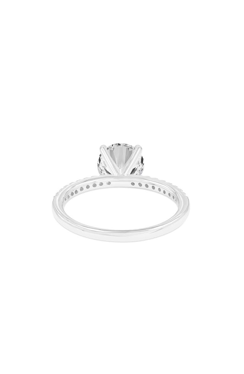 LuvMyJewelry Mila 14K White Gold Round Cut Lab Grown Diamond Classic Engagement Ring - 1.65 ctw, Alternate, color, 14K White Gold
