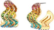 Kurt Geiger London Rainbow Wave Small Hoop Earrings