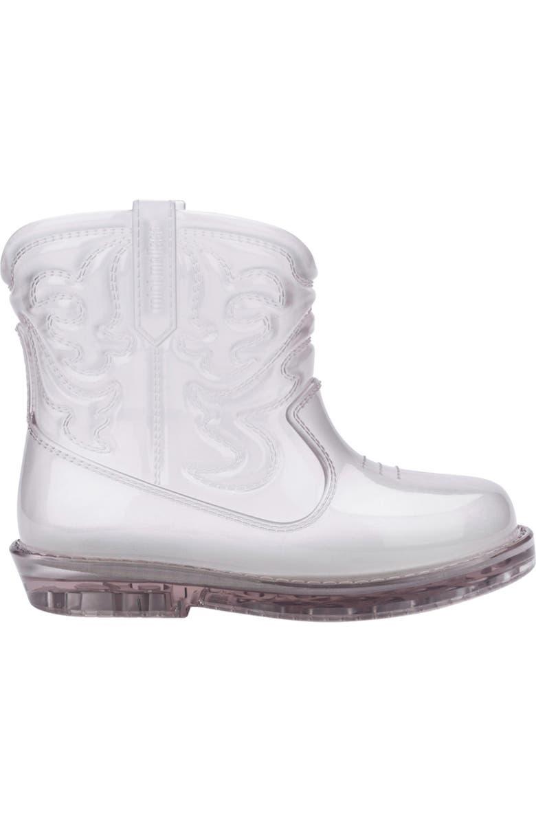 Mini Melissa Kids' Texas Western Boot, Alternate, color, Clear