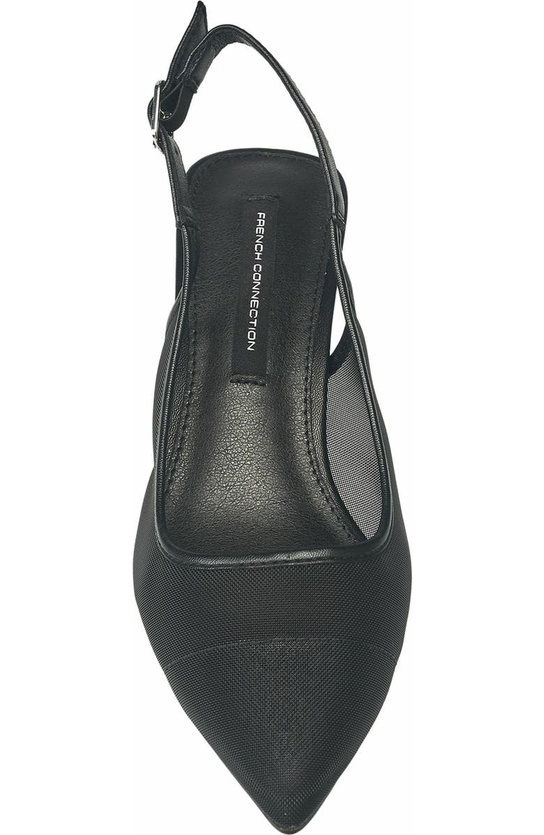 French Connection Mesh Flare Heel, Alternate, color,