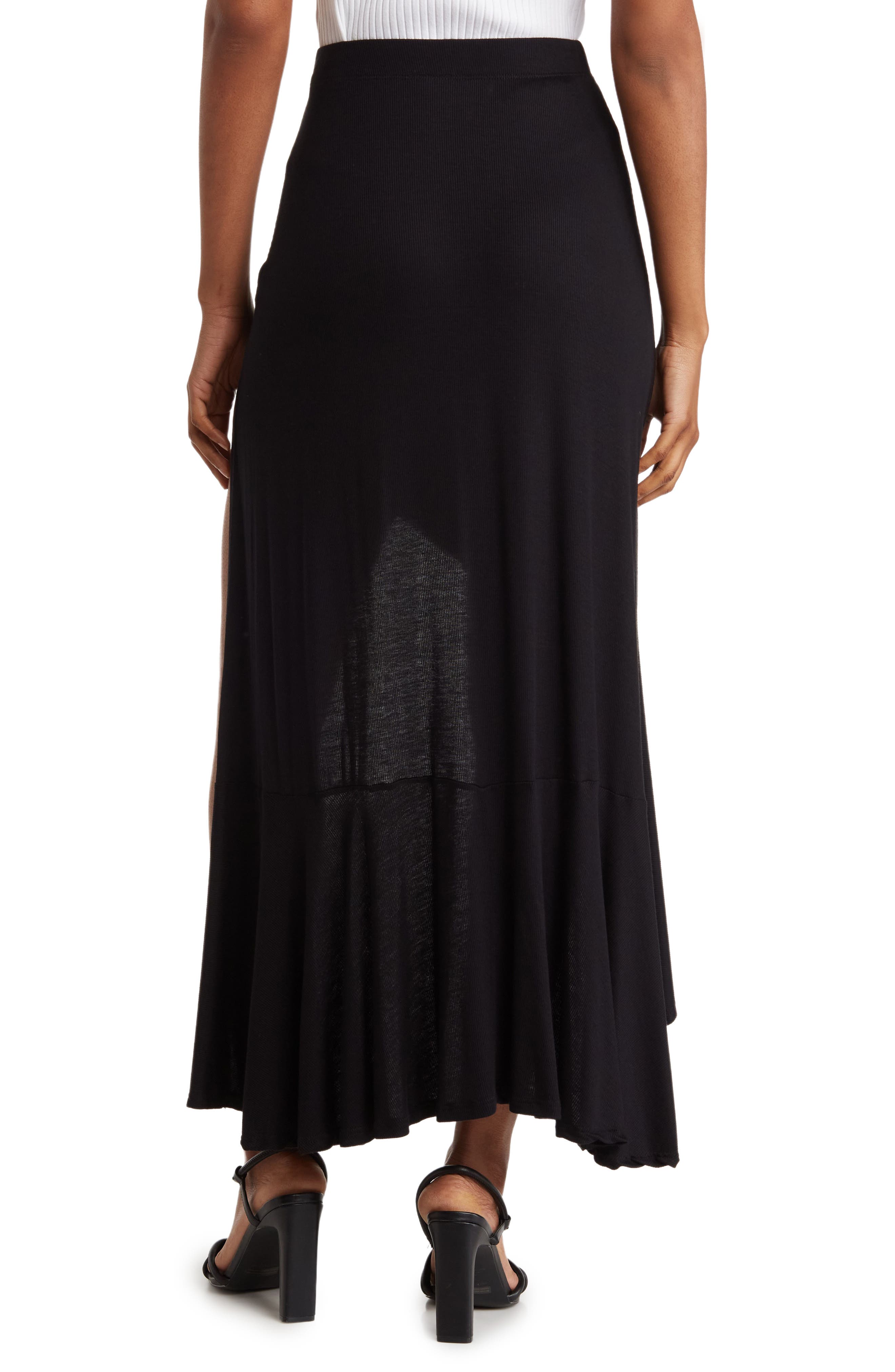 Ruffle Side High-Low Skirt - image 2