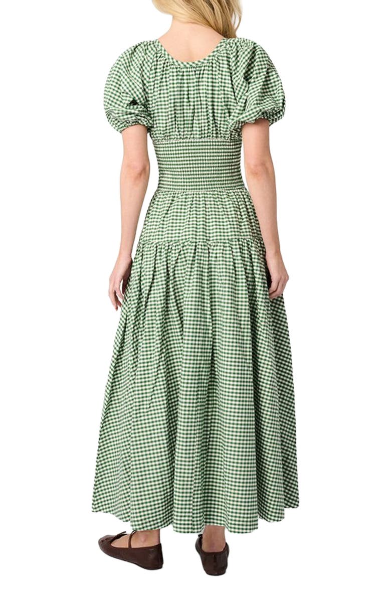 WeWoreWhat Smocked Waist Midi Dress, Alternate, color, 